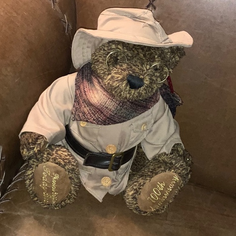 Dan Dee 100th Anniversary Talking Teddy Roosevelt Bear Special Edition